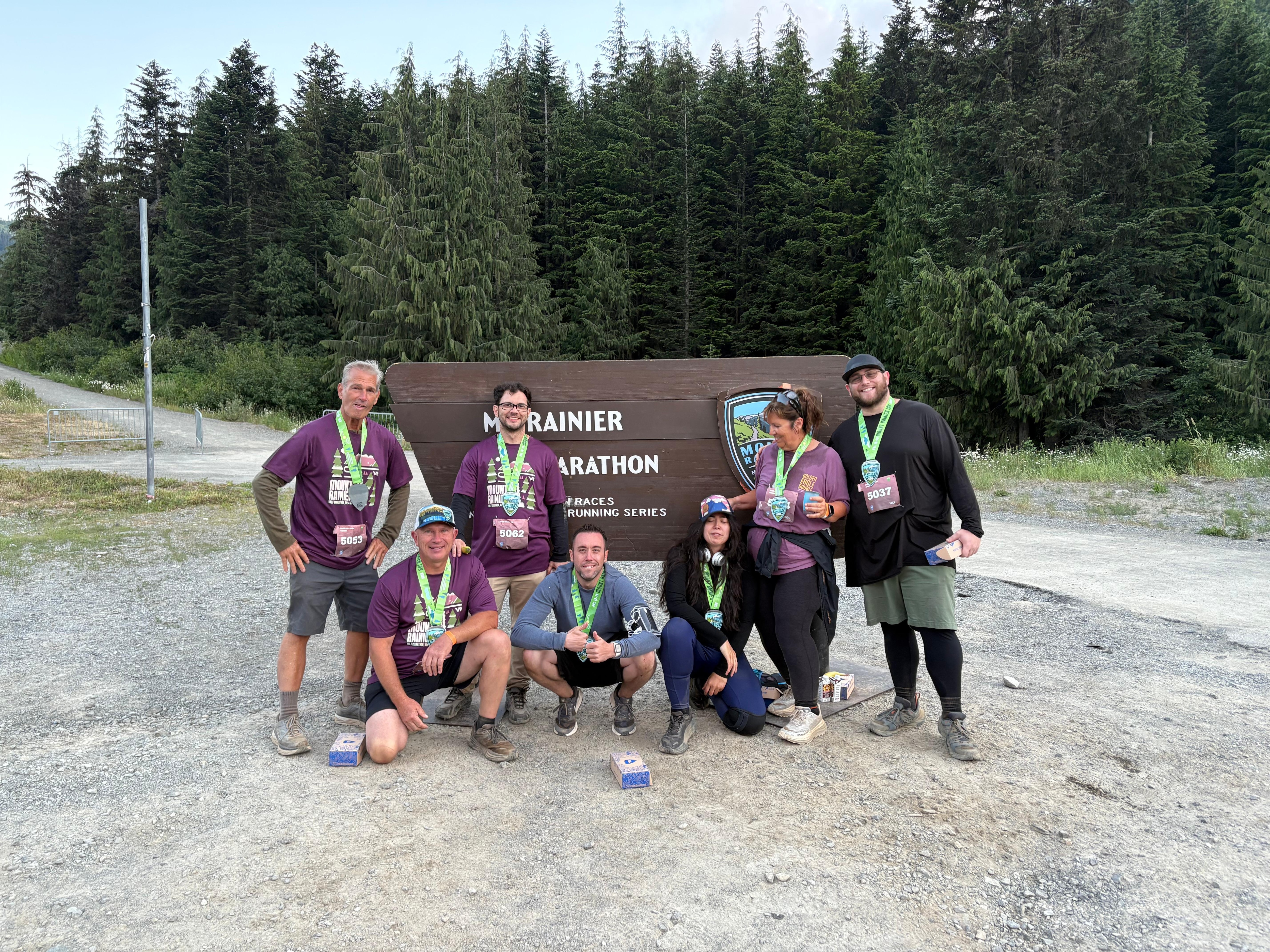 We came to Mount Rainier for Marathon at Crystal mountain 20 min drive from The cabin 