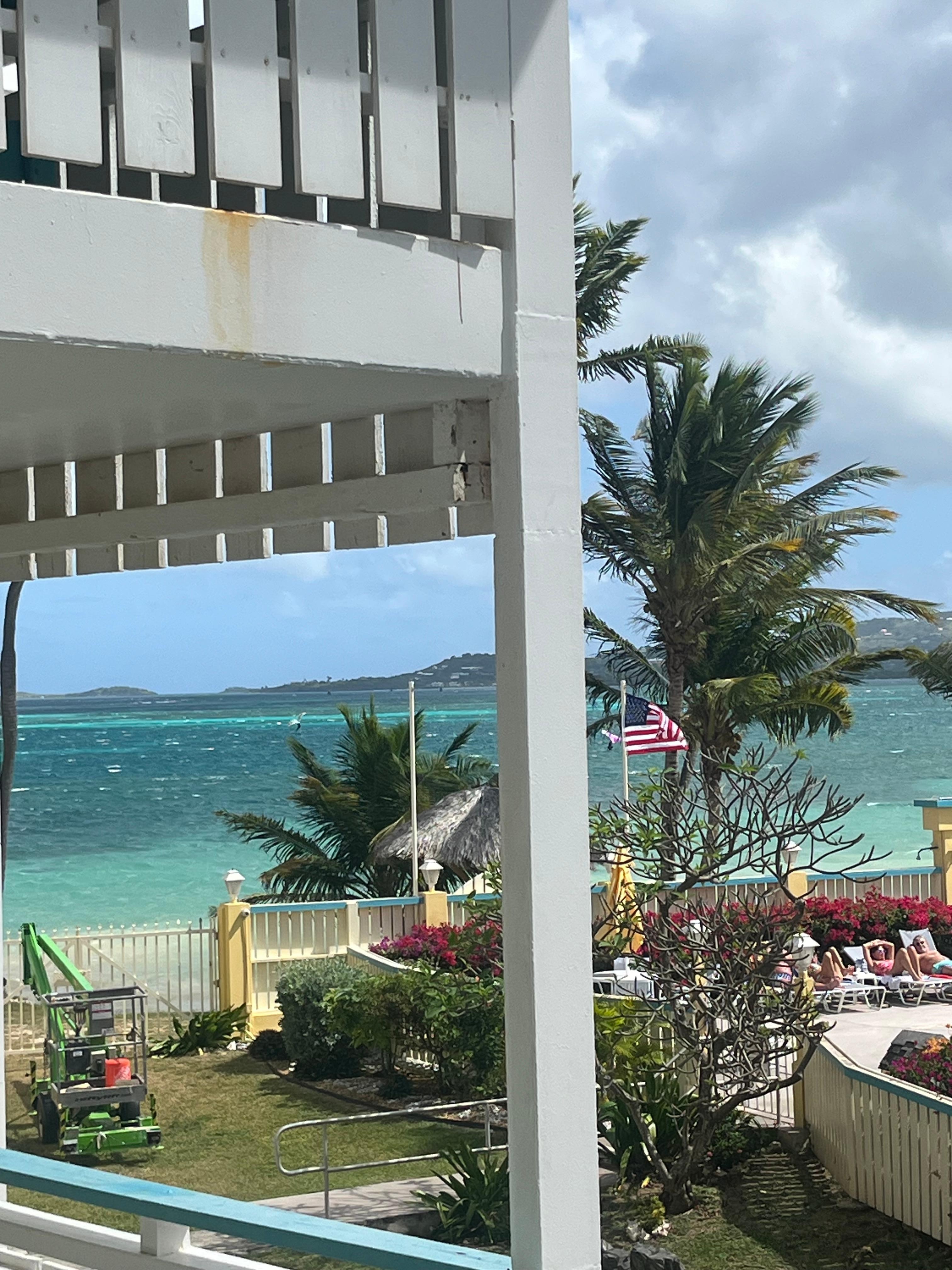 View from our balcony!