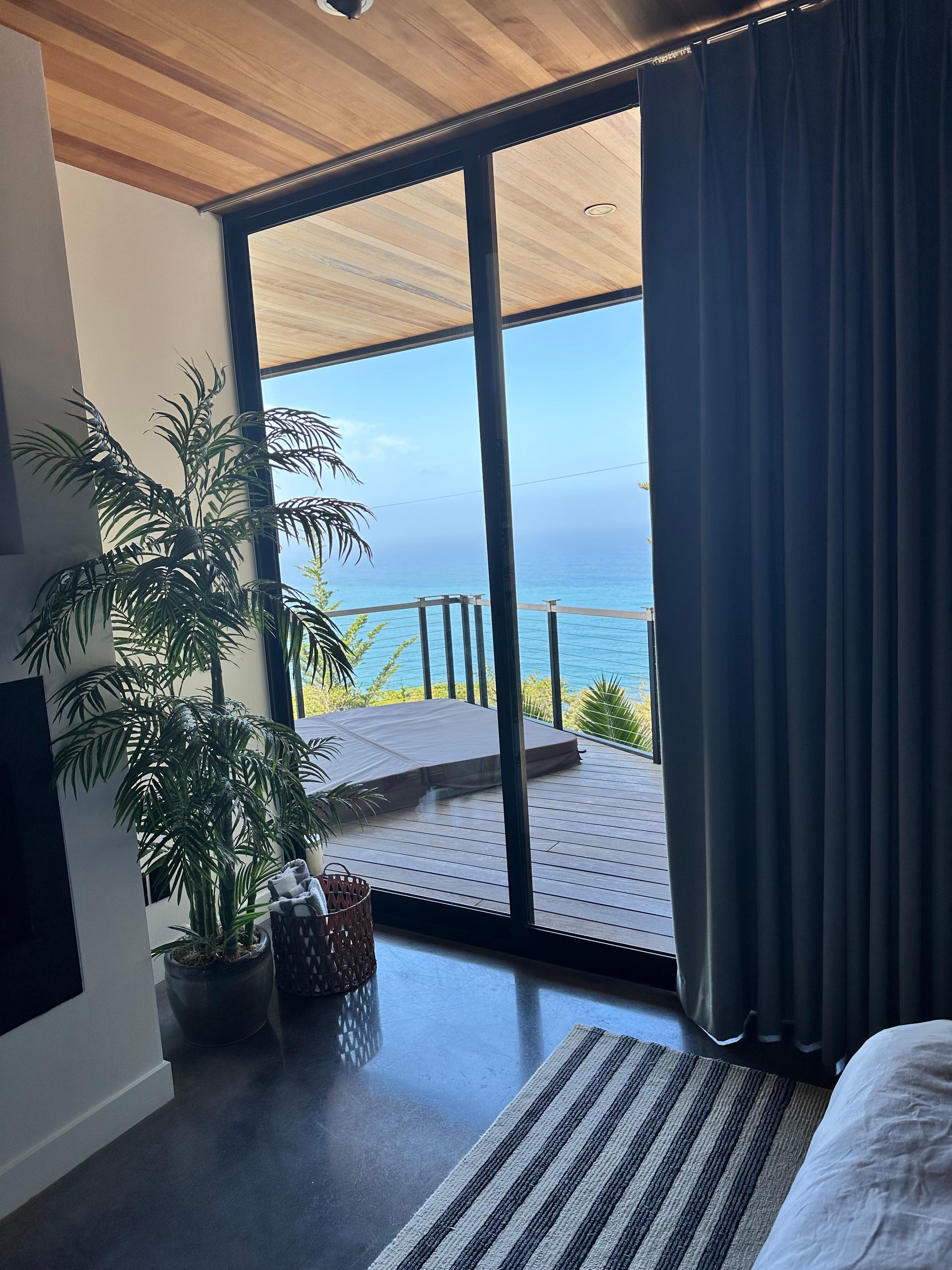 Master bedroom view. 