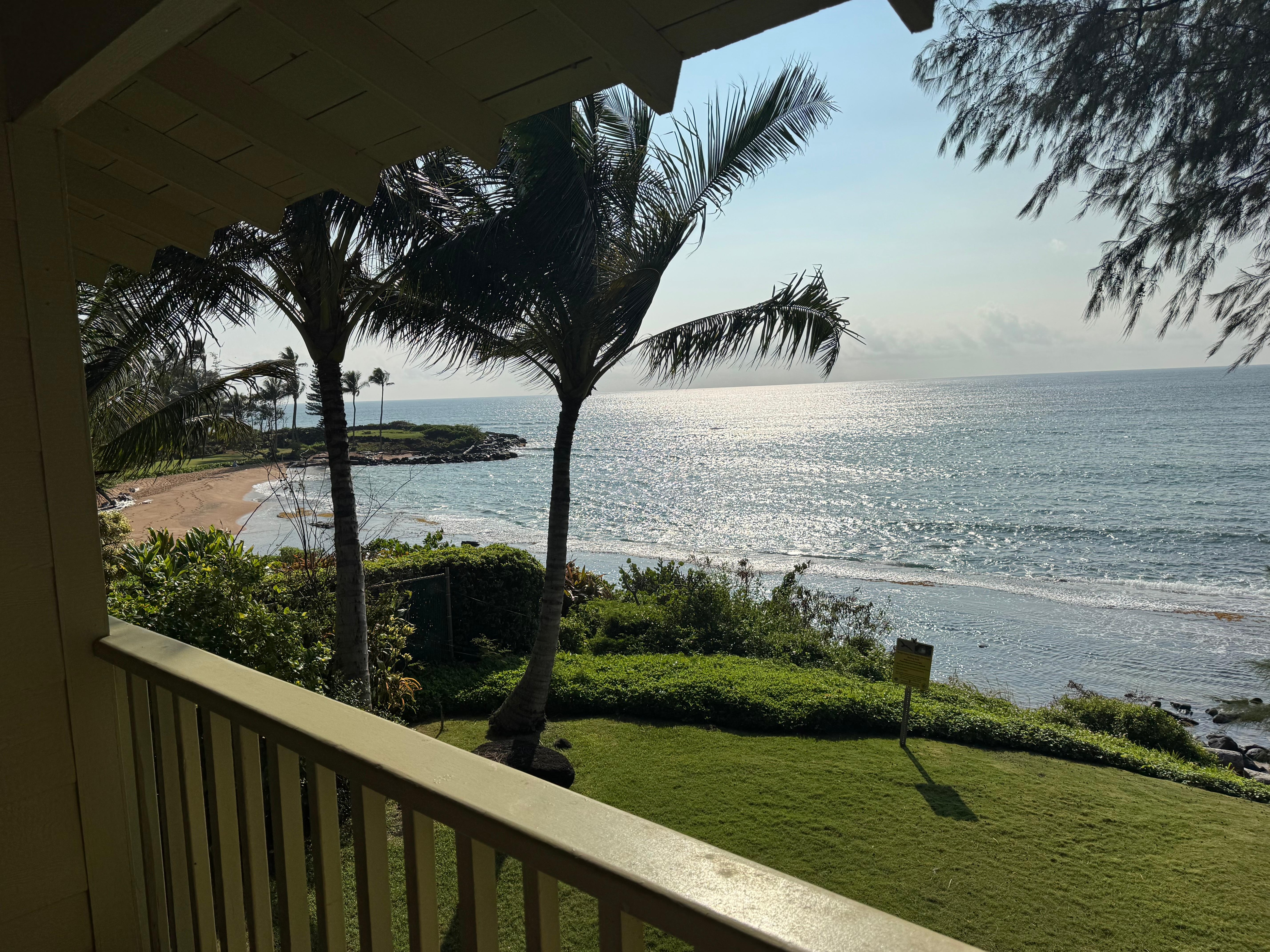 Sunrise from bedroom 