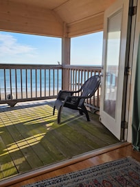 View from upstairs master bedroom.