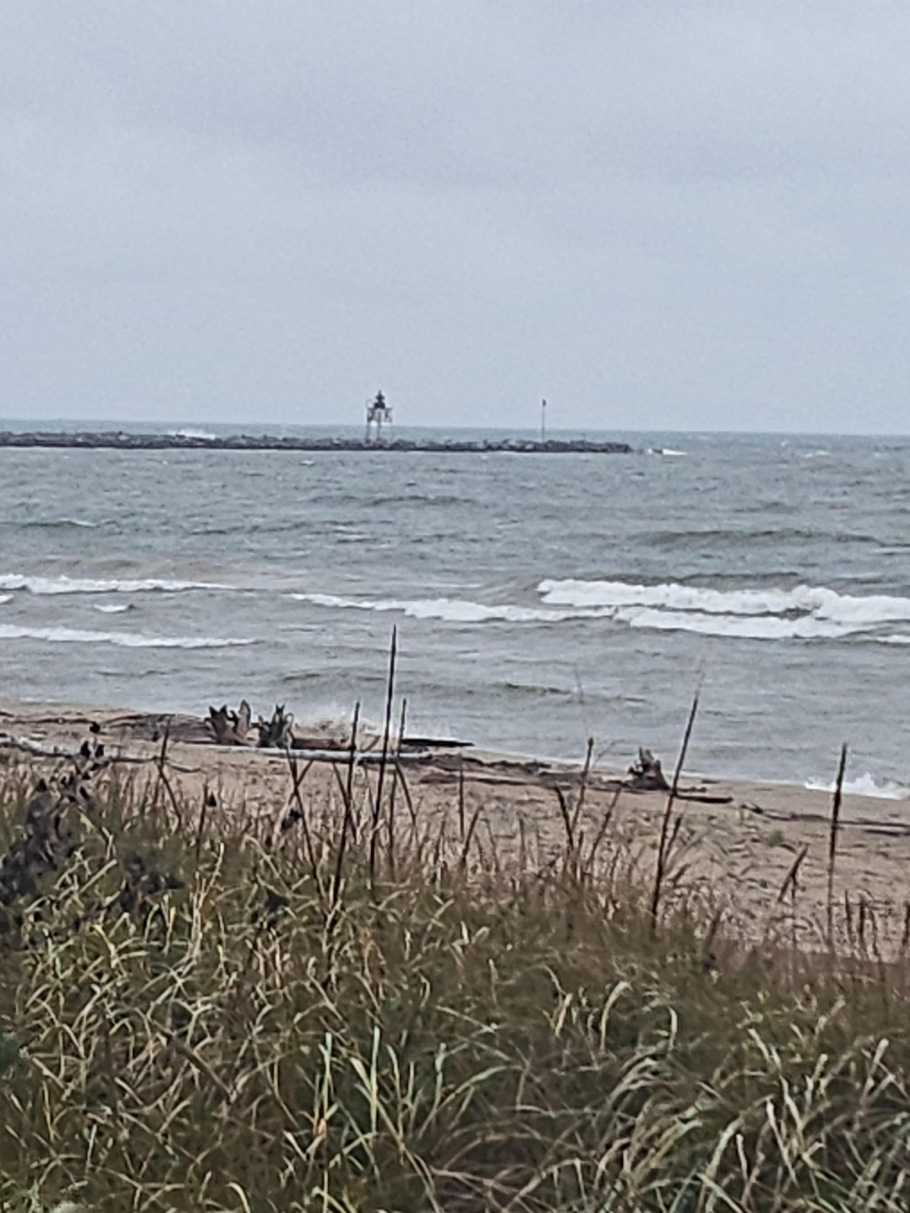 Beach view of light house