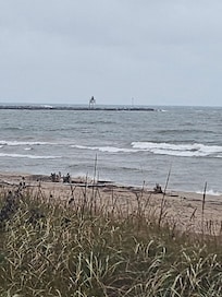 Beach view of light house