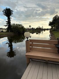 Deck on the canal