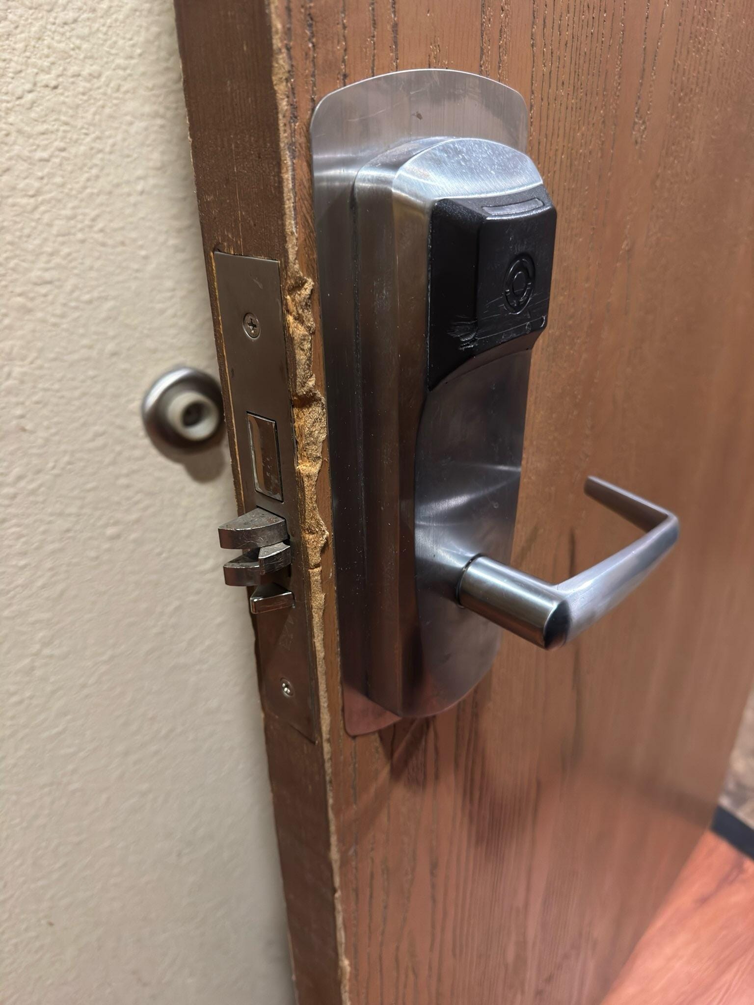 The door would have work