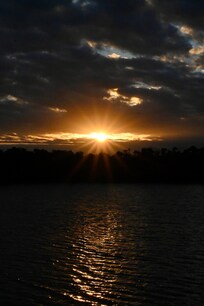 Sunrise from the dock.