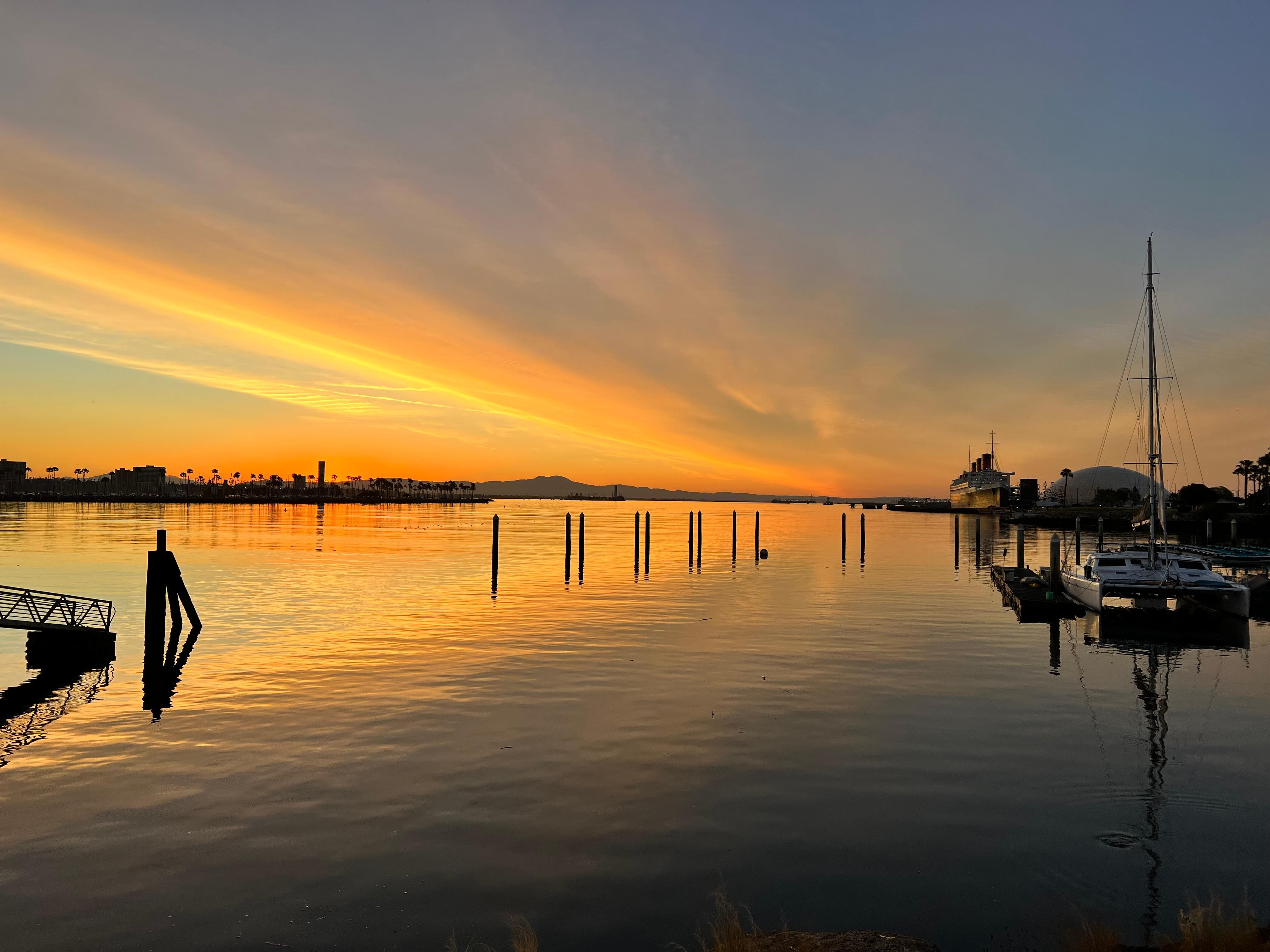 Sunrise from the hotel room 