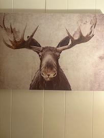 The photos on the wall of our room were a great reminder of the wild life in Montana