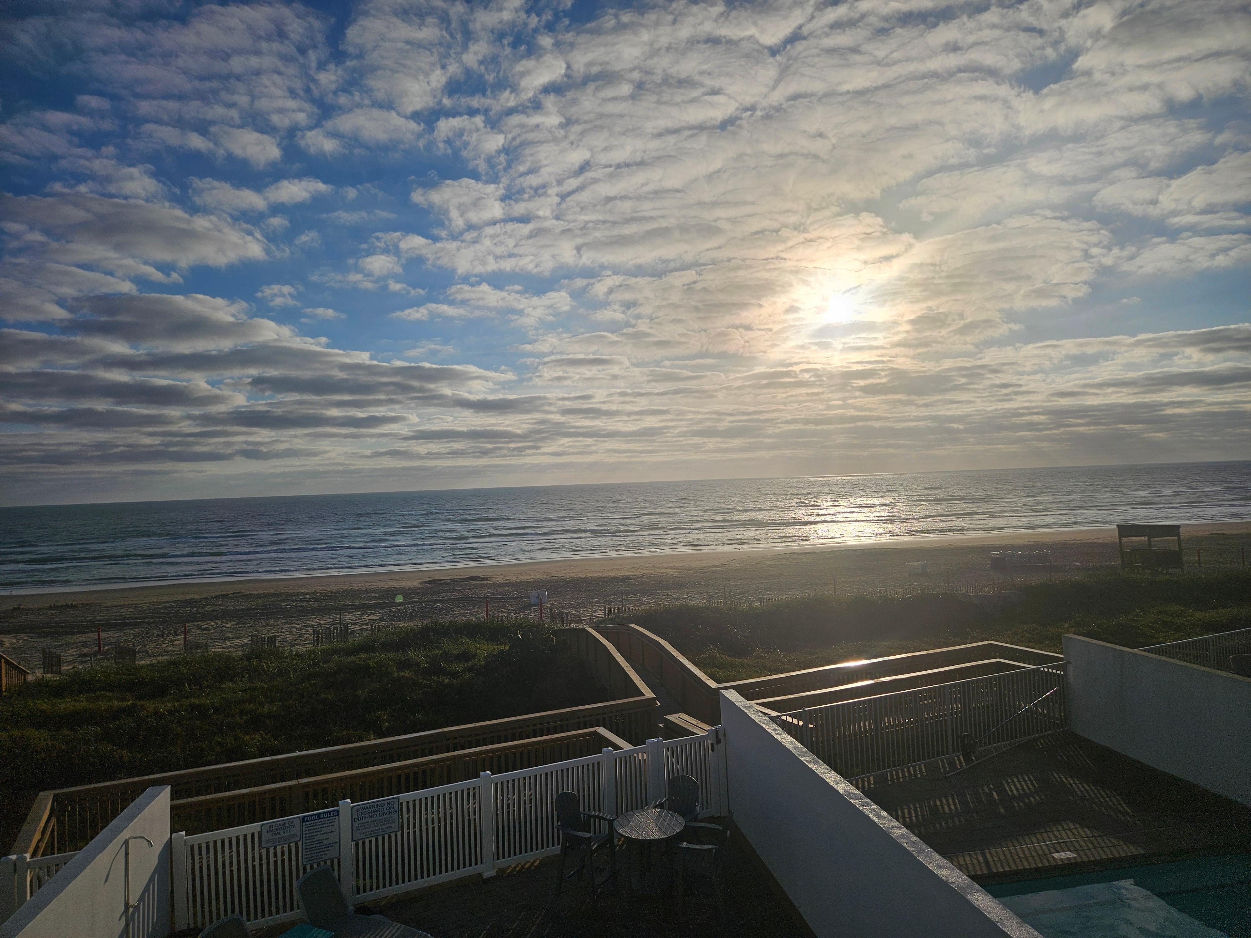 Sunrise from balcony