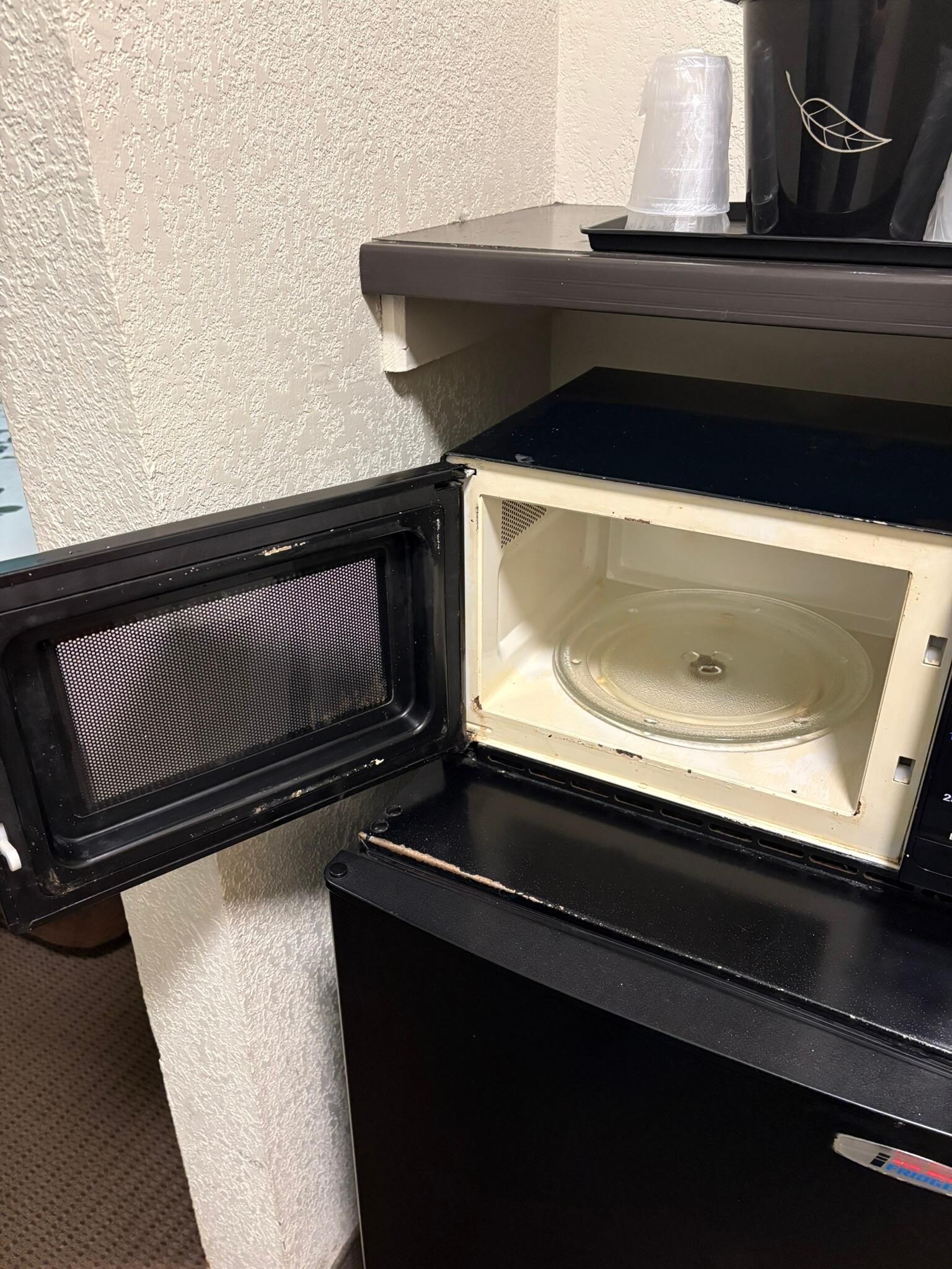 Microwave looking rough