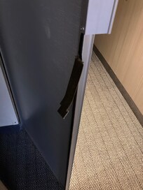 Broken closet latch