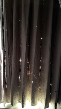 Curtains with holes