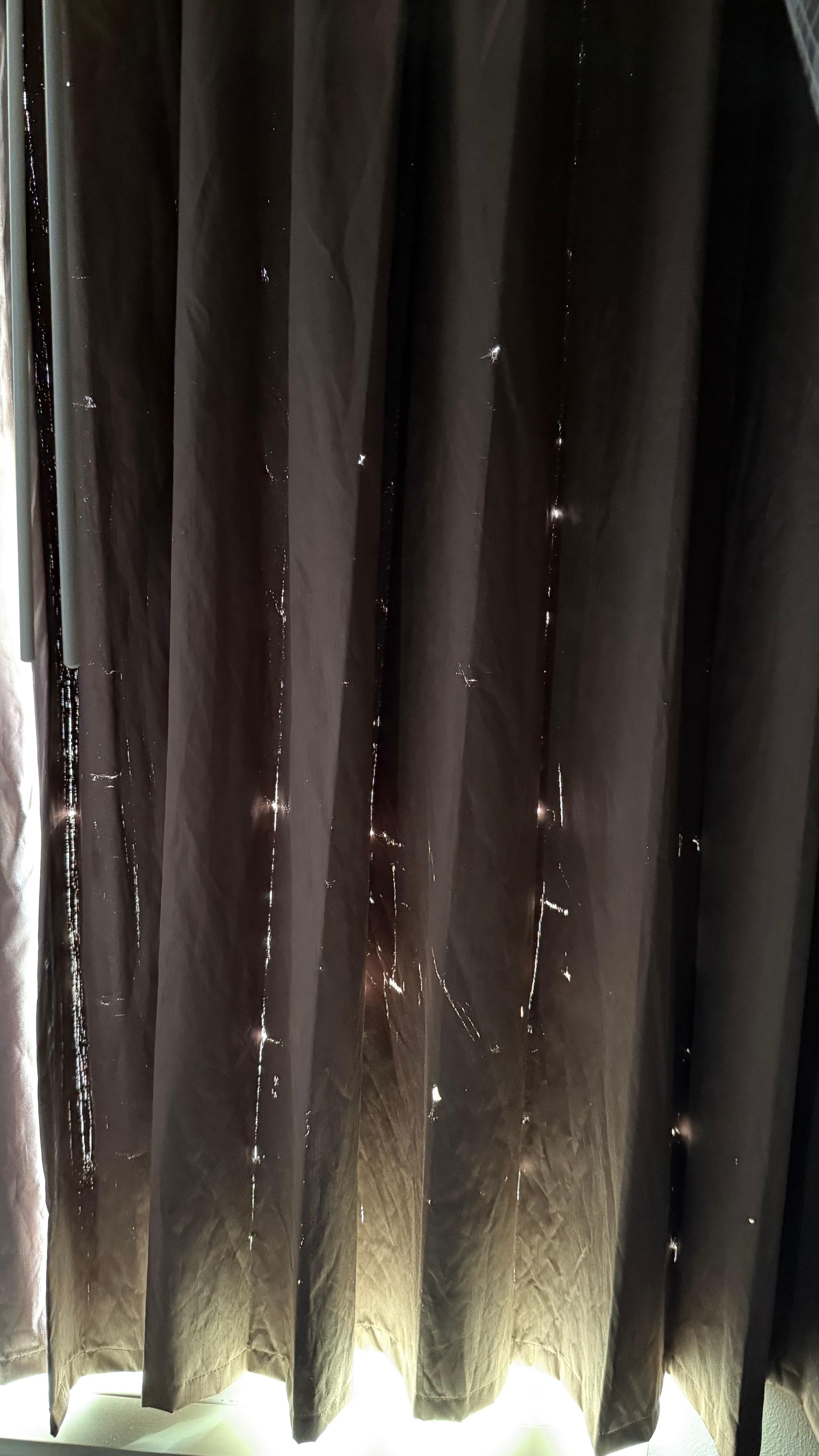 Curtains with holes