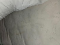 This is what we had to sleep on.