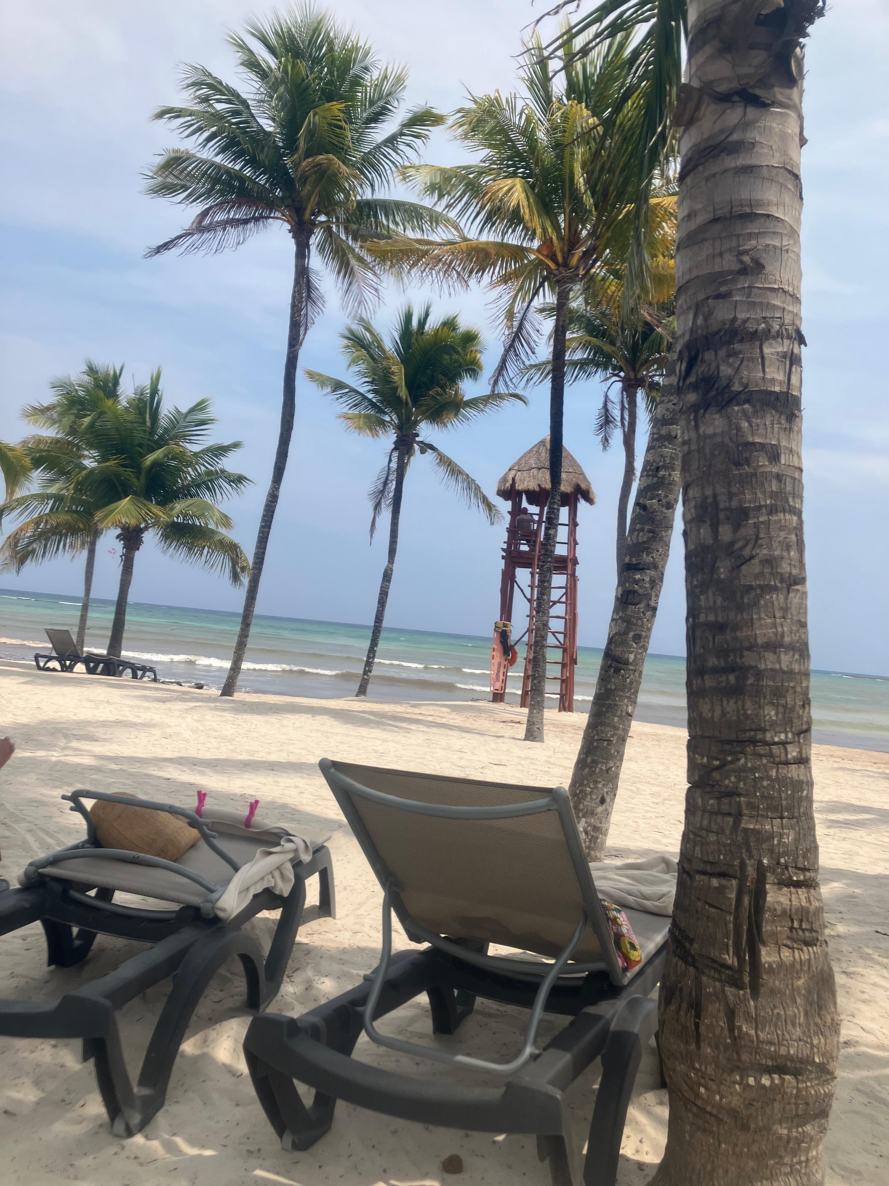 On the beach near Barcelo Beach 
