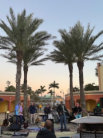 Biker night across the street at Fathoms