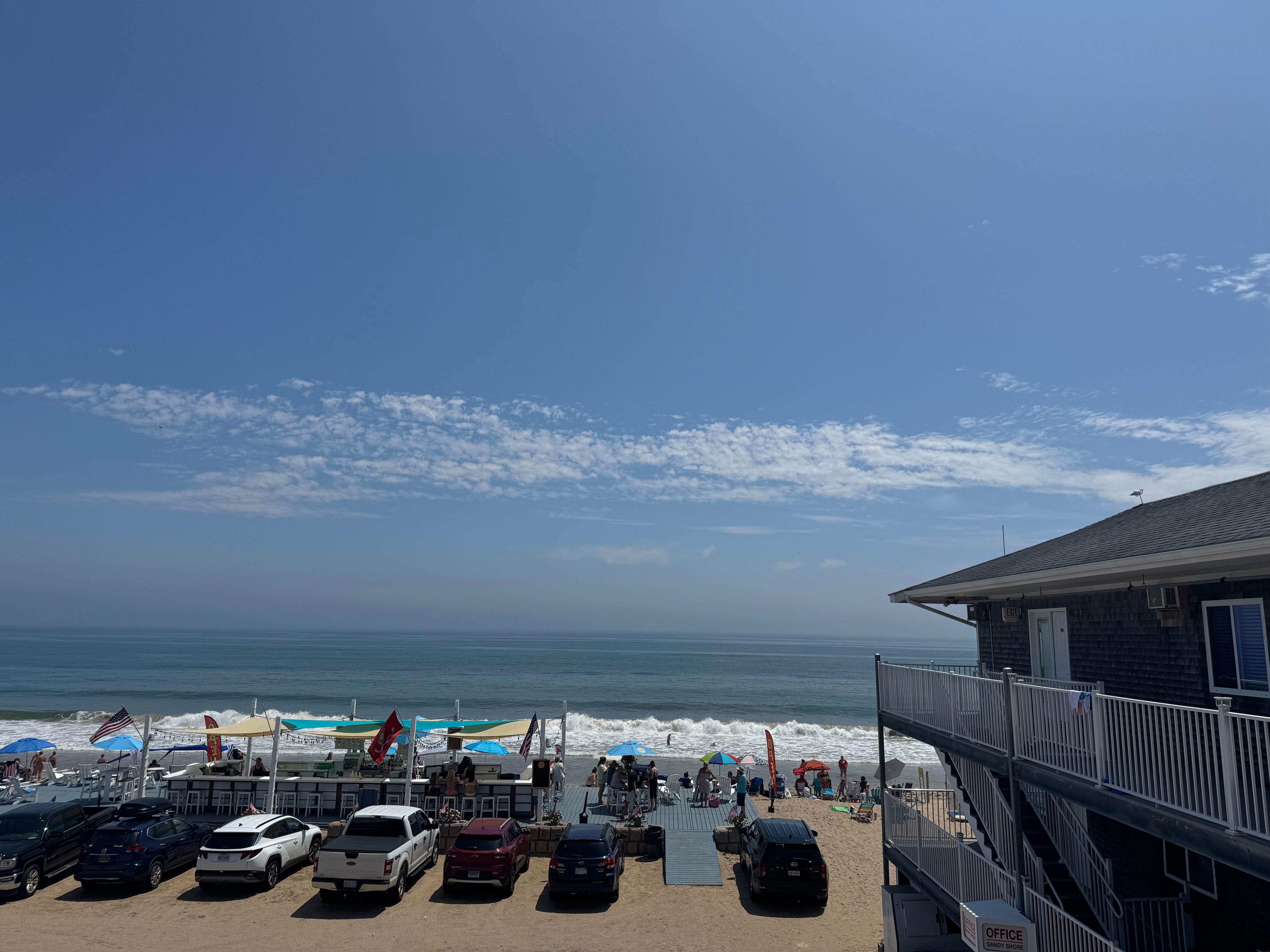 View from our room.