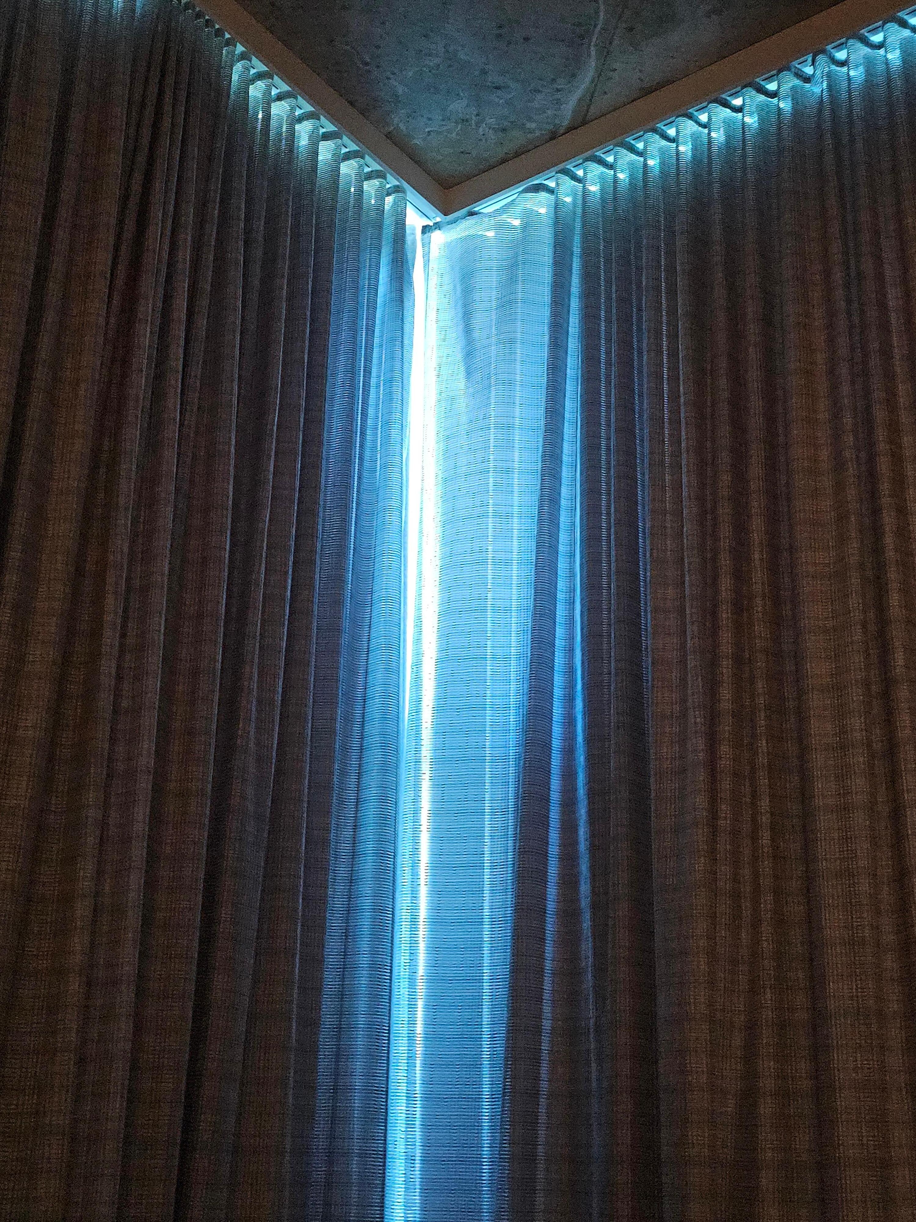 Broken curtains in master