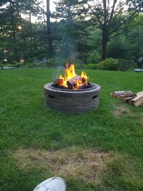 Beautiful evenings for a fire!