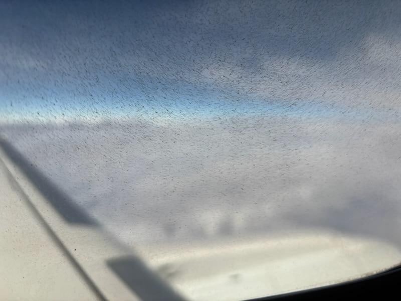 There was no picture taken of the outside. There is building rafters or structures everywhere. No pretty blue light and inviting entrance, it took two of us to turn the round door. 