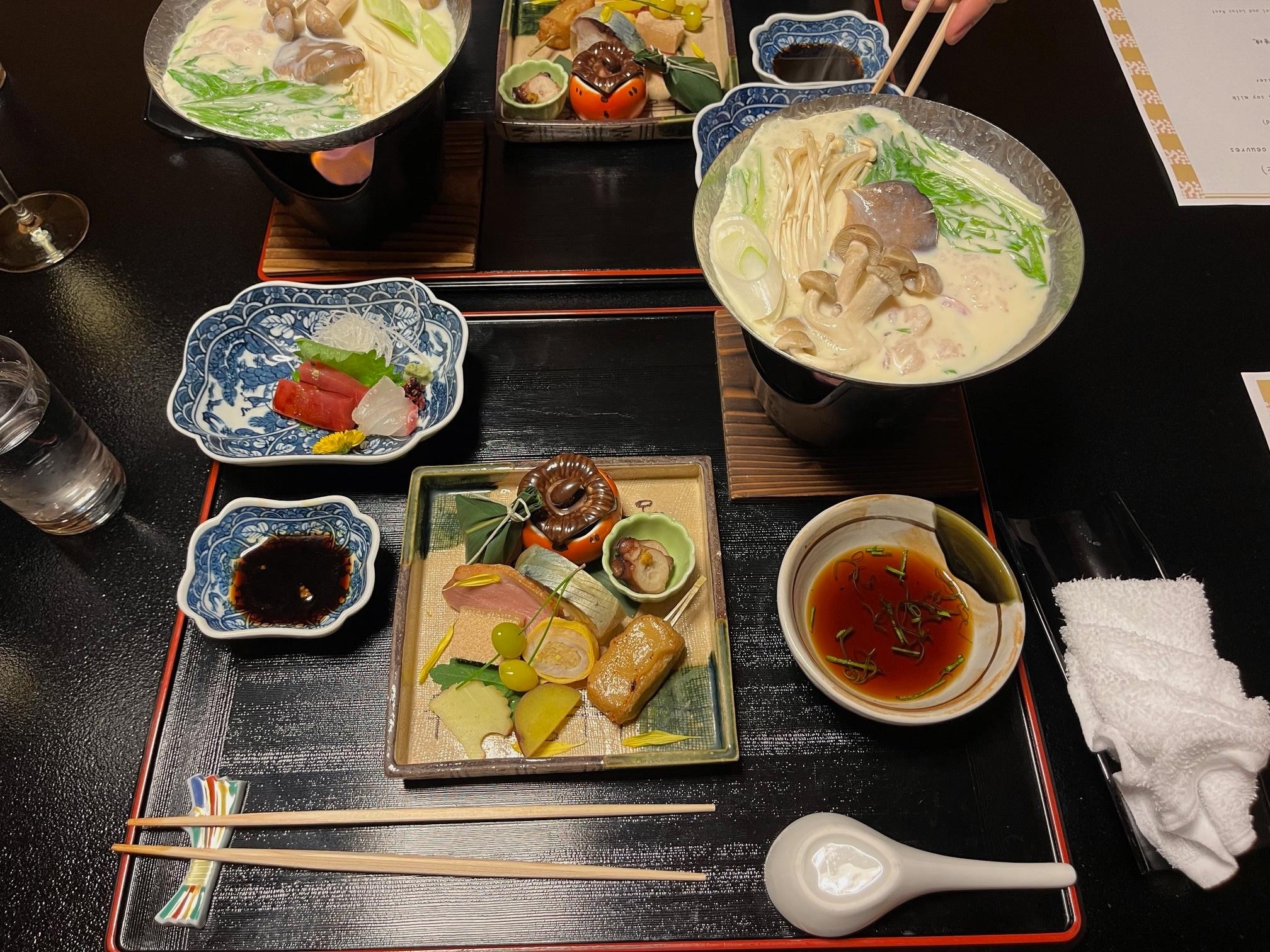 Dinner's first course