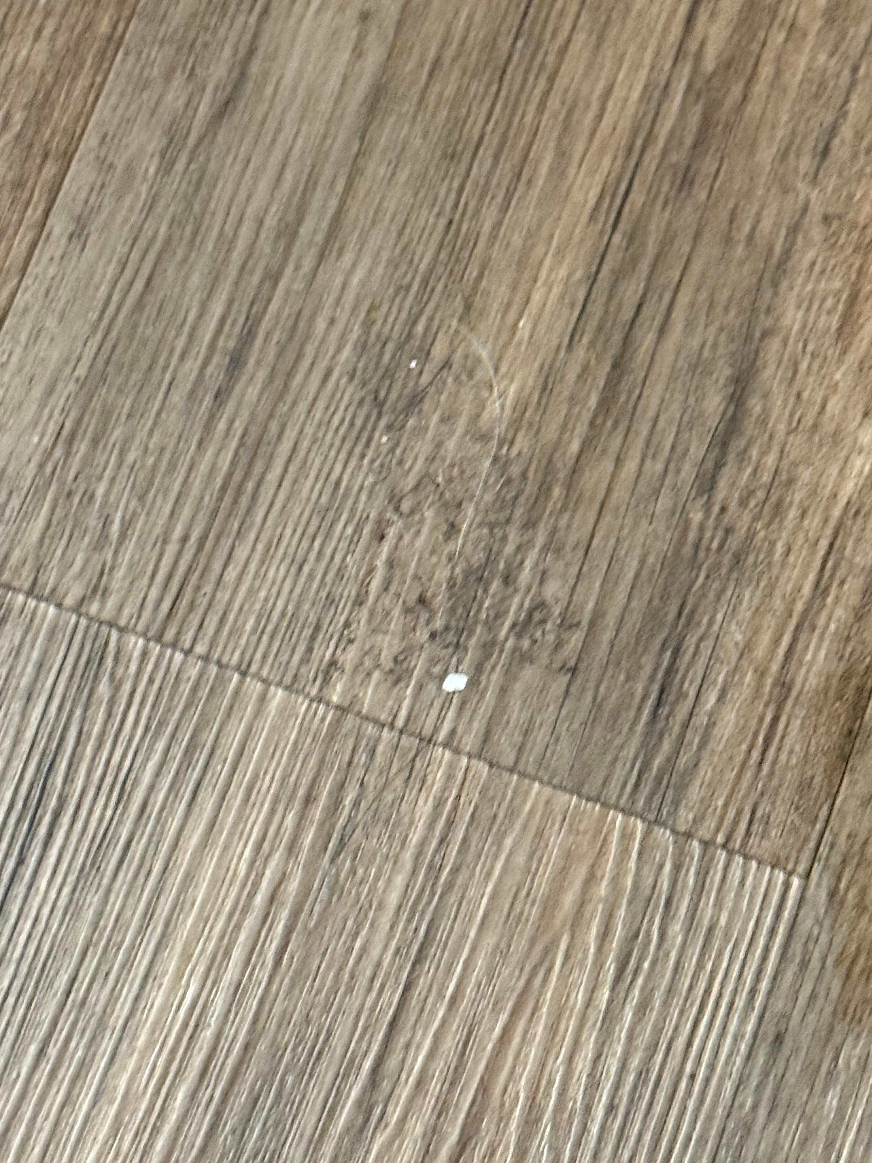 Sticky stuff on floor
