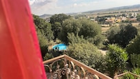 The view from the master bedroom window