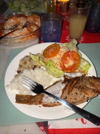 Our home cooked birthday dinner