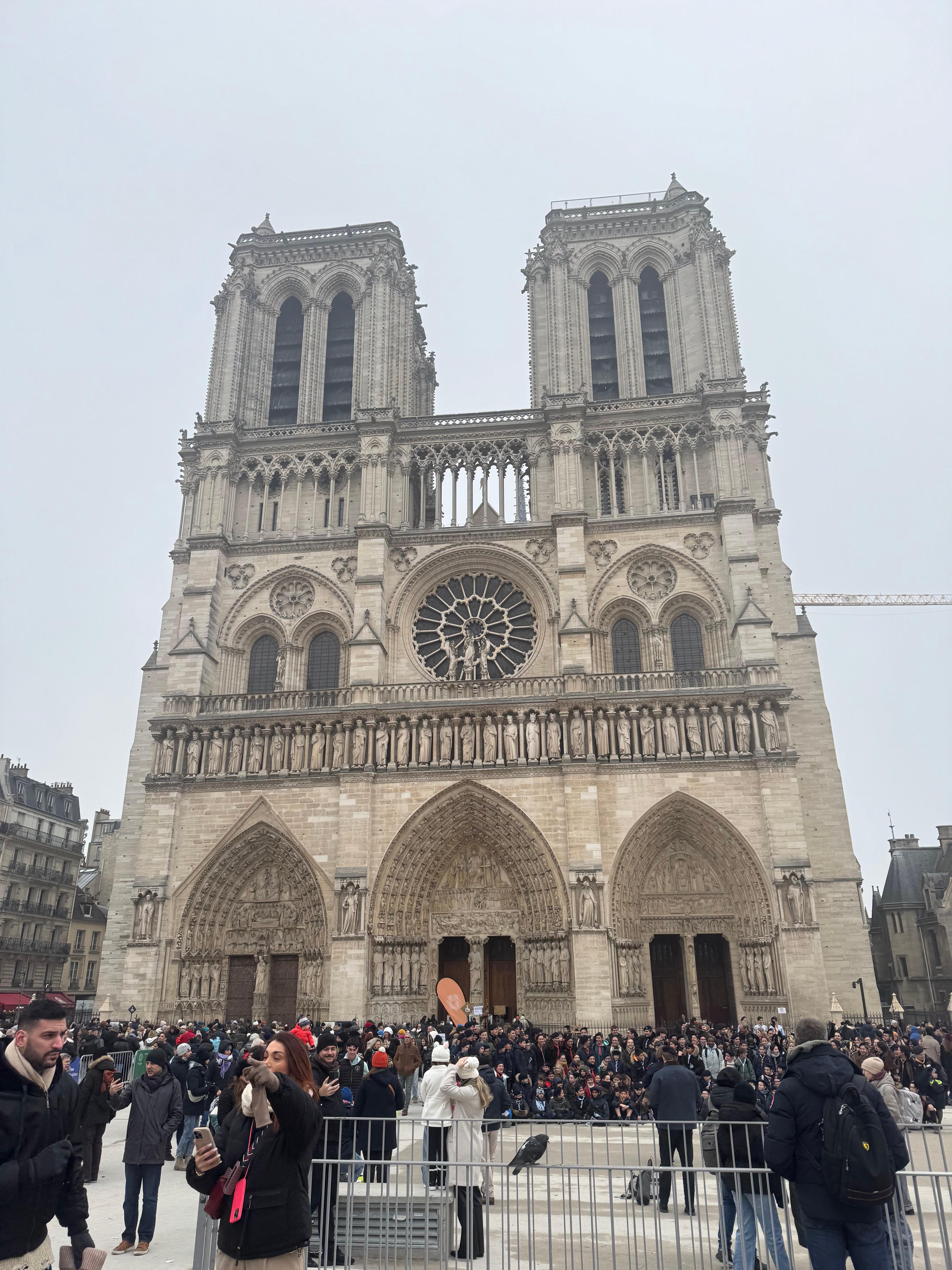 ノートルダム寺院は修復されていた
