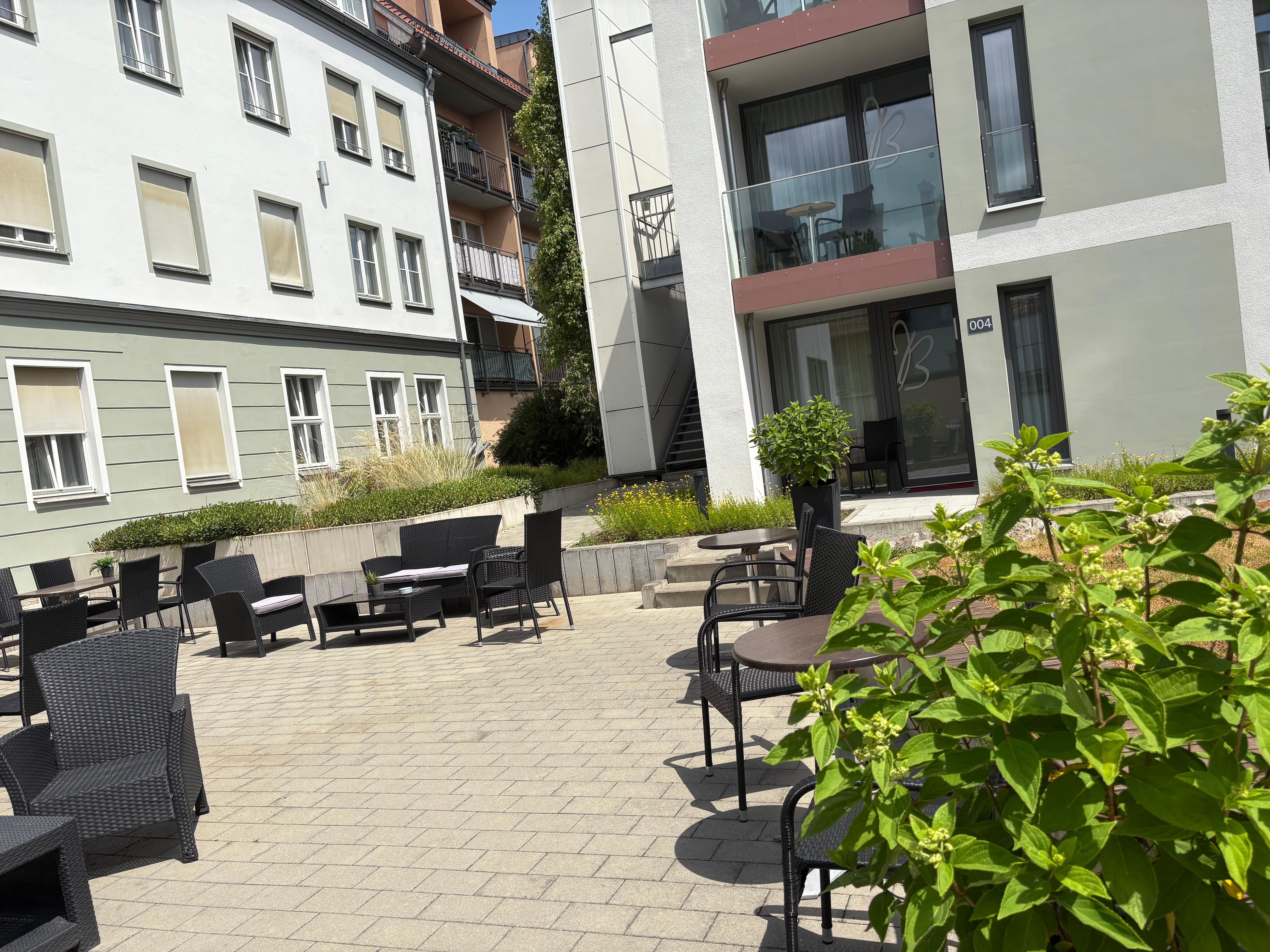 Innenhof des Hotels 