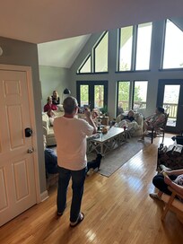 Wedding prep with the bridesmaids