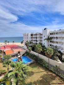 Children’s pool from court yard view