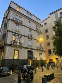 Front of hotel.