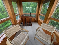 View of the Crows nest, one of the most unique features of the home.