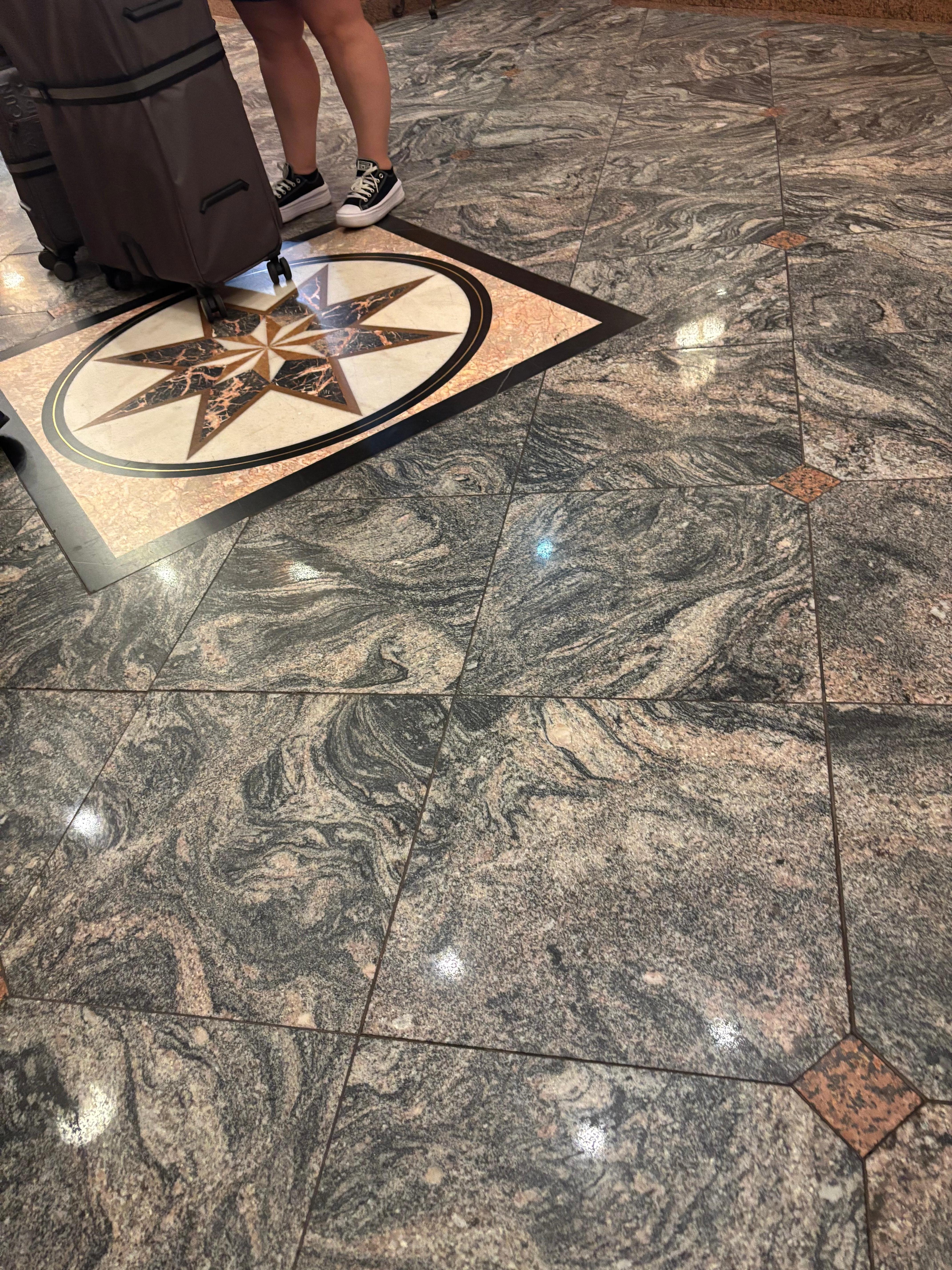 Awesome tile floor well maintained 