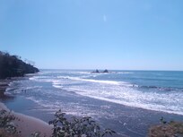 The local beach