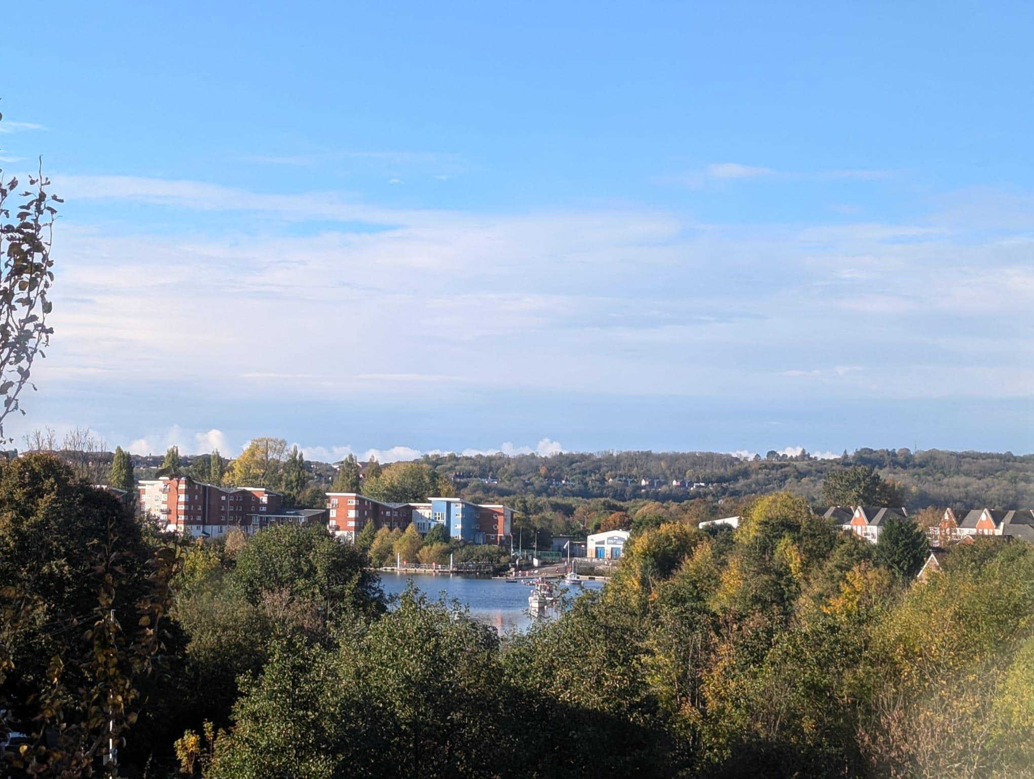 This is not the view that was advertised in Expedia for Century wharf