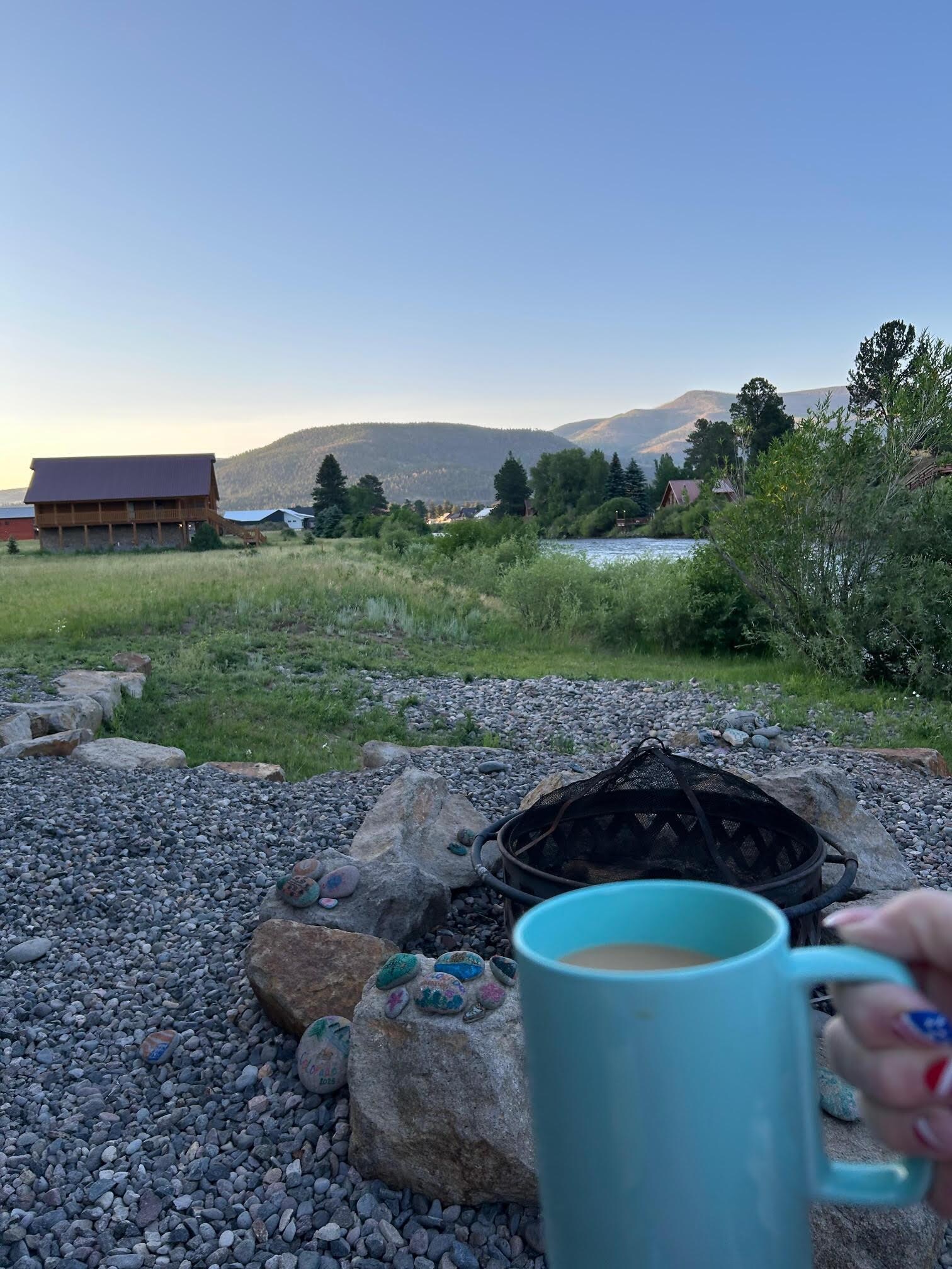 Just a great morning view and a cup of coffee