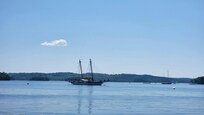 View from the docks in Castine.