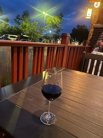 Lovely restaurant steps away