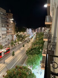 Hotel room balcony view
