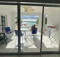 Oceanfront balcony
