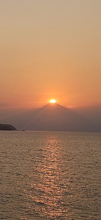 Sunset view from the balcony