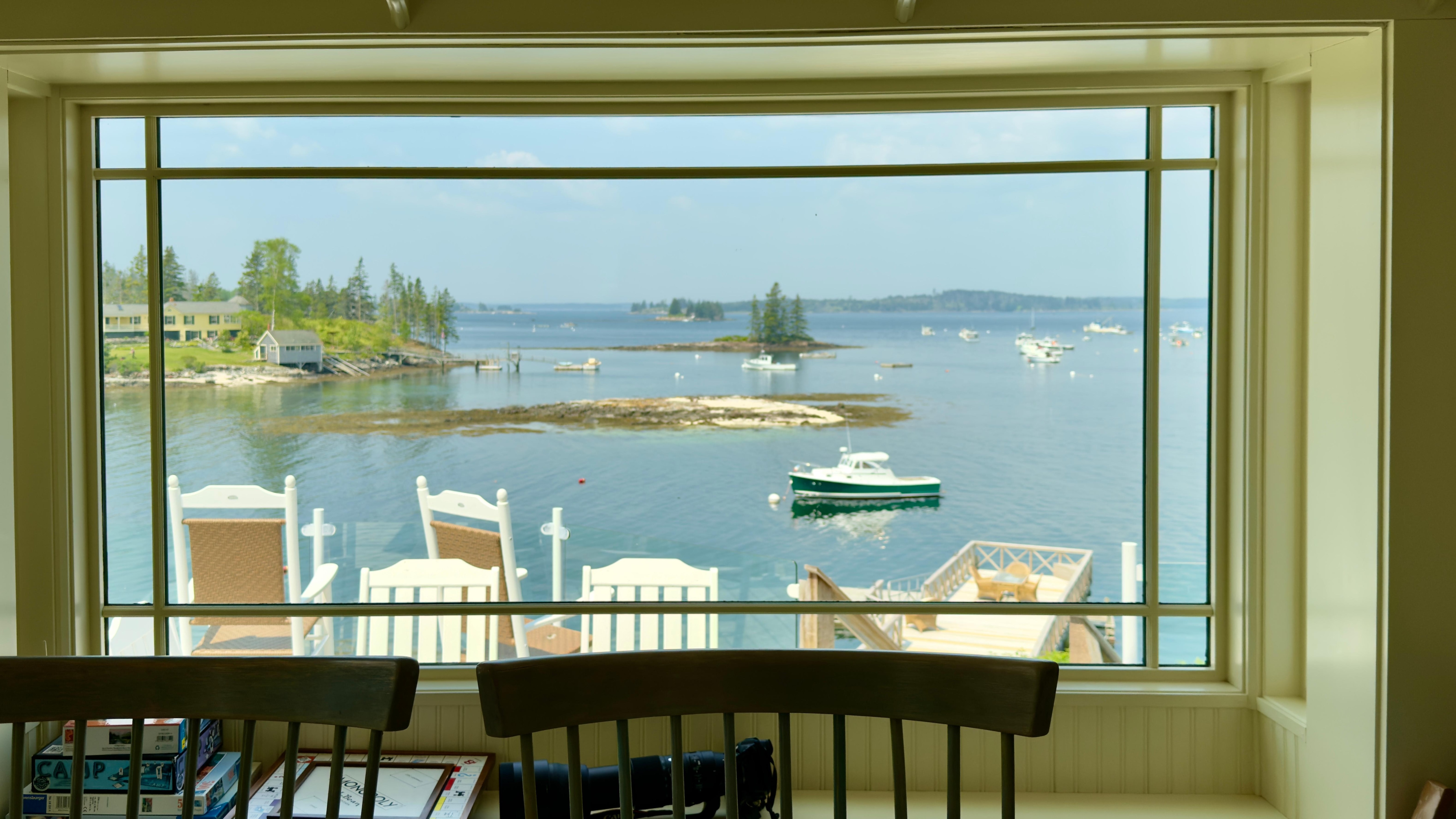 View from the dining table