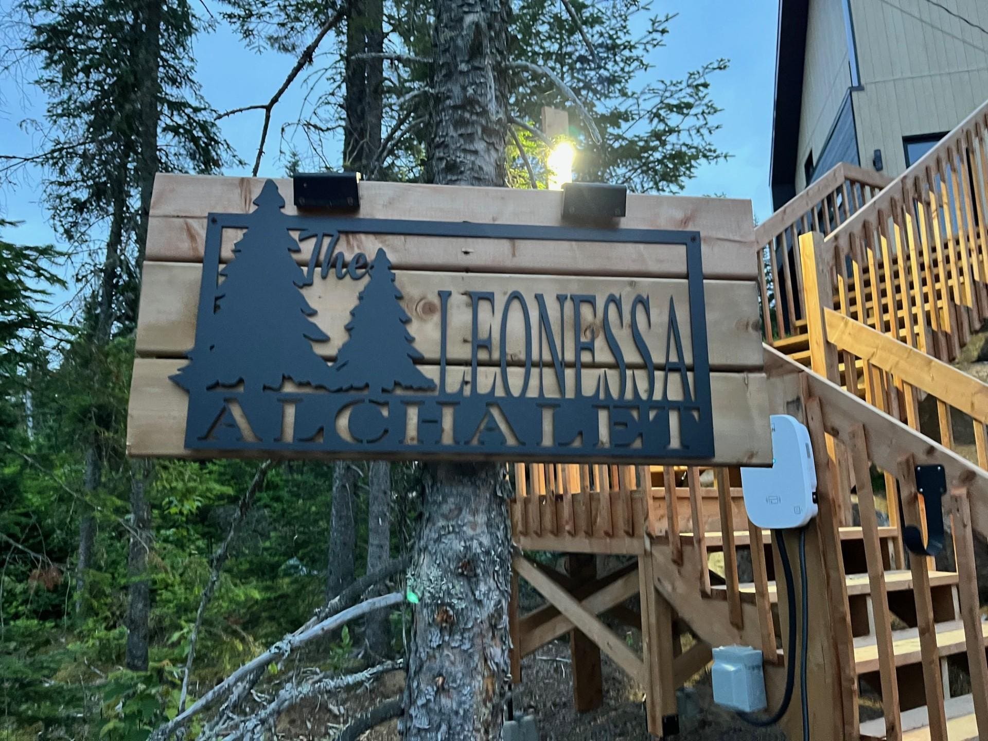 Sign at Parking Area