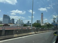 Quick trip from the airport to the hotel cutting through downtown BK
