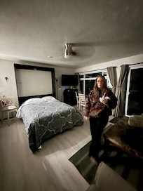 Queen Murphy Bed was such a nice addition for my adult daughter. And the view!