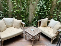 Our private patio