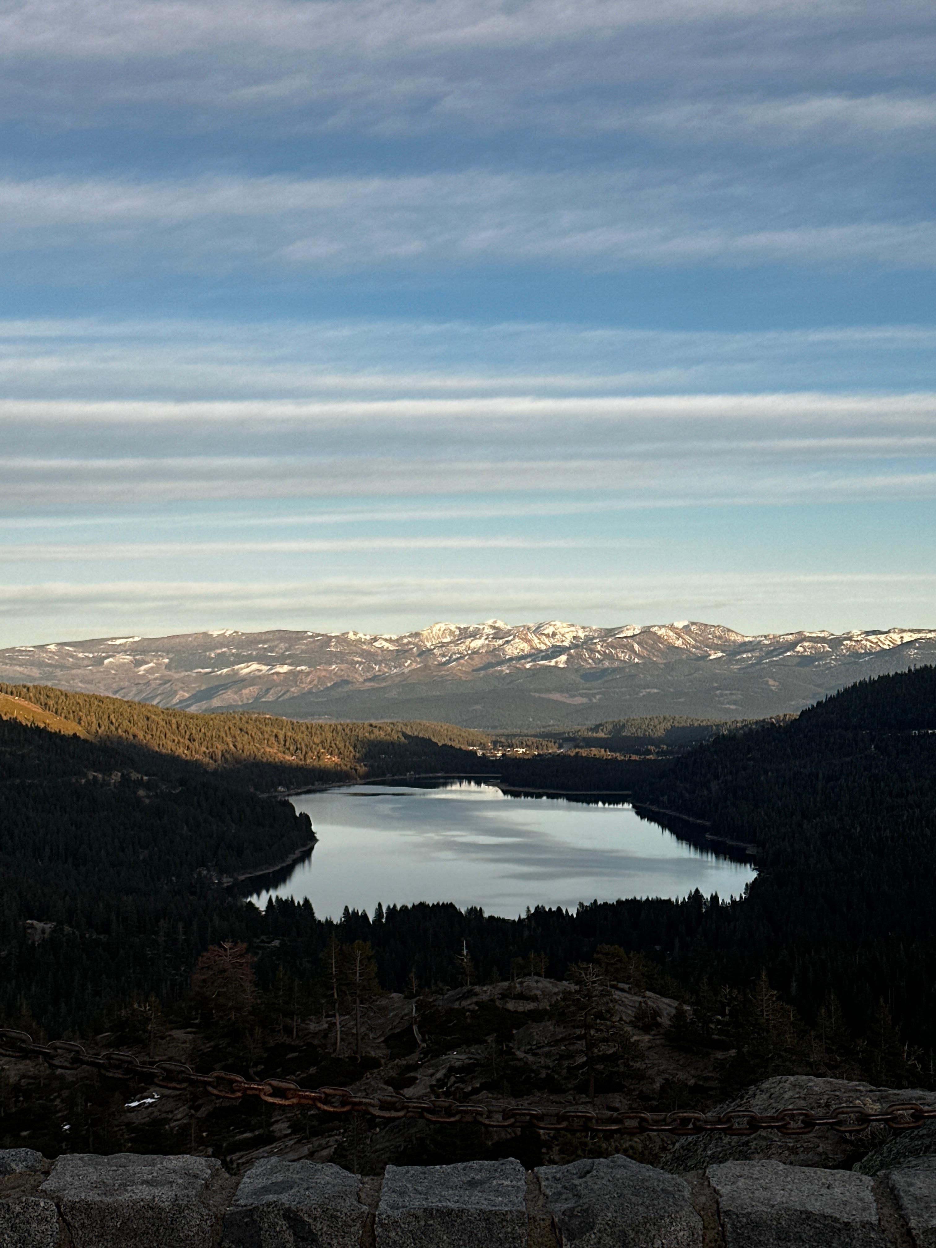 Looking East over Donner Lake
