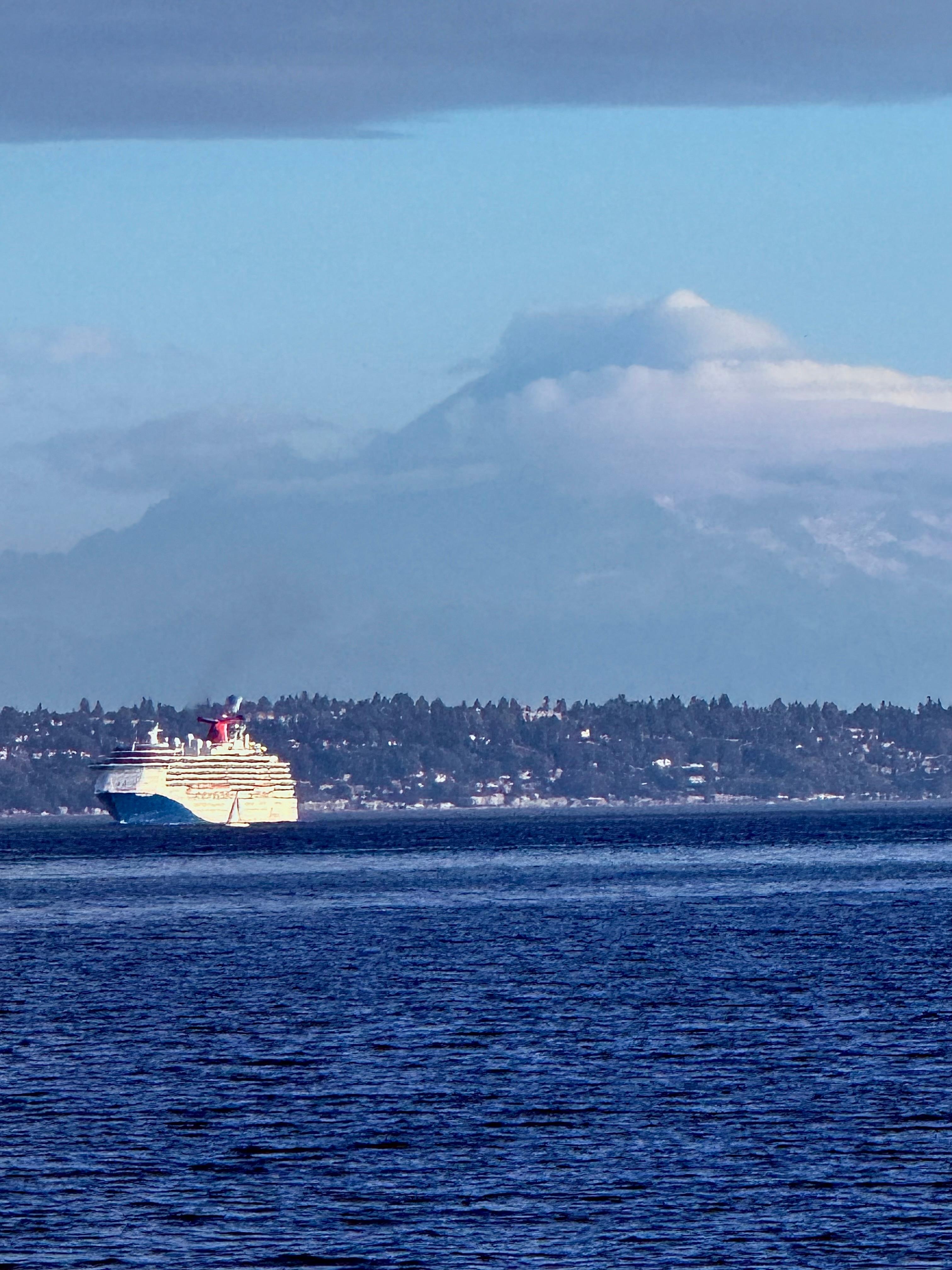 Mount Rainier can be seen from some parts of the property.